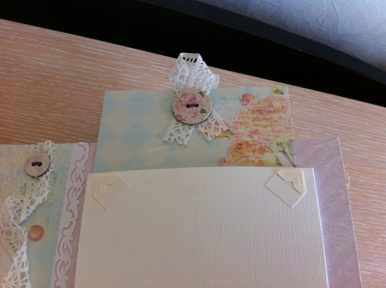 Альбом на рождение девочки.