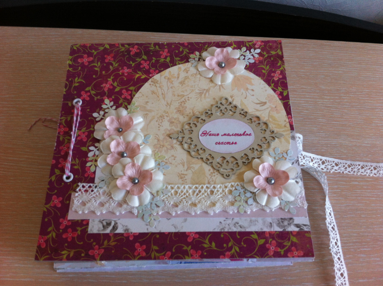 Альбом на рождение девочки.