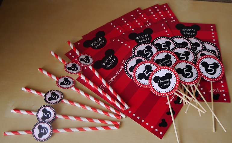 Декор дня рождения Микки Маус