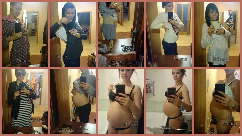 Пузорост по неделькам)))