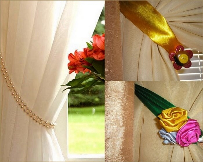 Идеи подхватов для штор в детскую