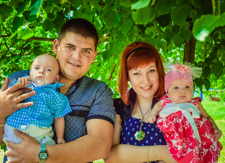 Покрестили малышастиков))