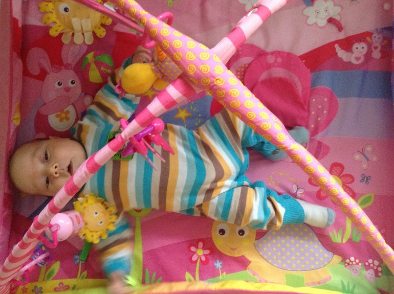 Ребенок Ян на пороге двухмесячья