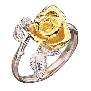 Кольцо Роза с бриллиантами