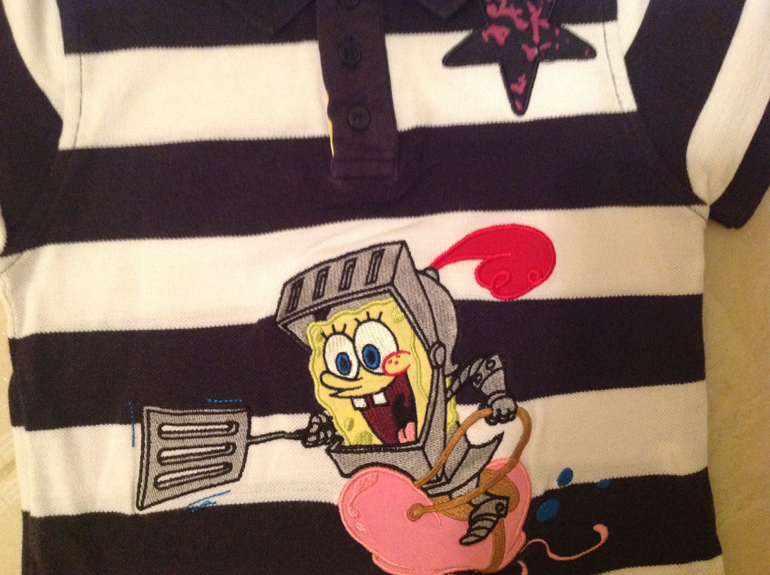 Рубашка Spongebob, 3-4 г, 350 р.