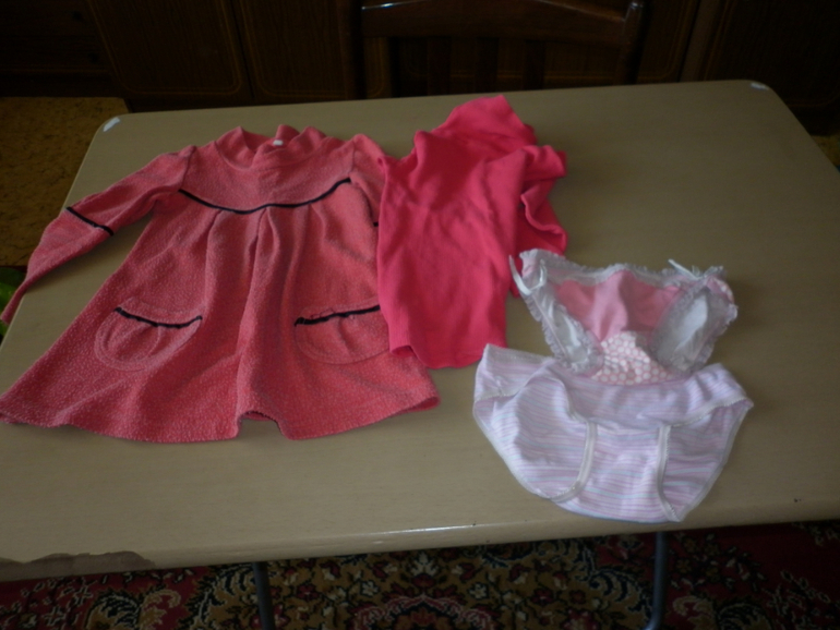 пакет вещей для девочки 98-104 см