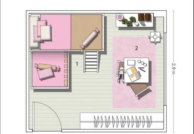 Идея детской для двоих