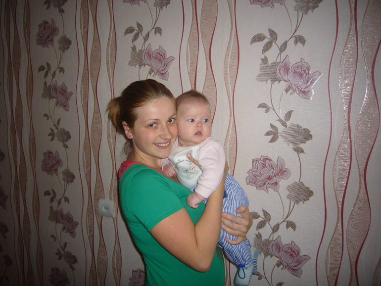 мама с дочкой