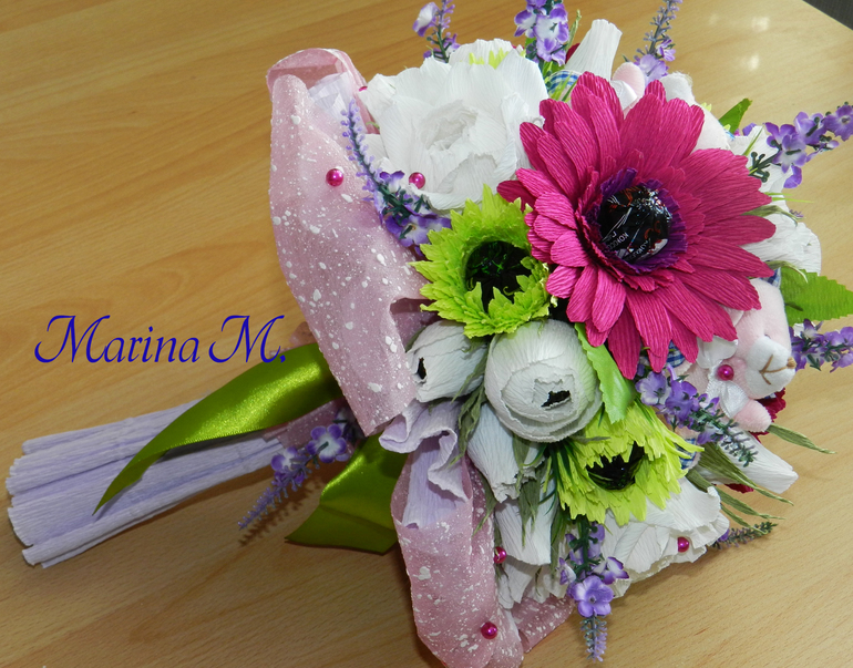 Два ручных букетика!