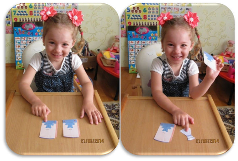 Отчет  по занятию  "Одежда-обувь" (Шичида для самых маленьких)