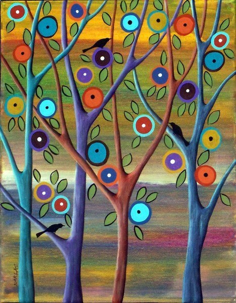 Наивная живопись Карлы Жерар