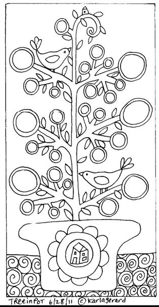 Наивная живопись Карлы Жерар
