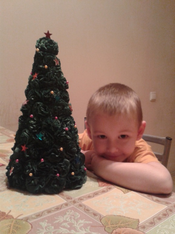 УРА!!! Сделали поделку в садик.