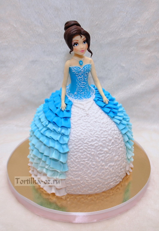 Торт Кукла для девочки