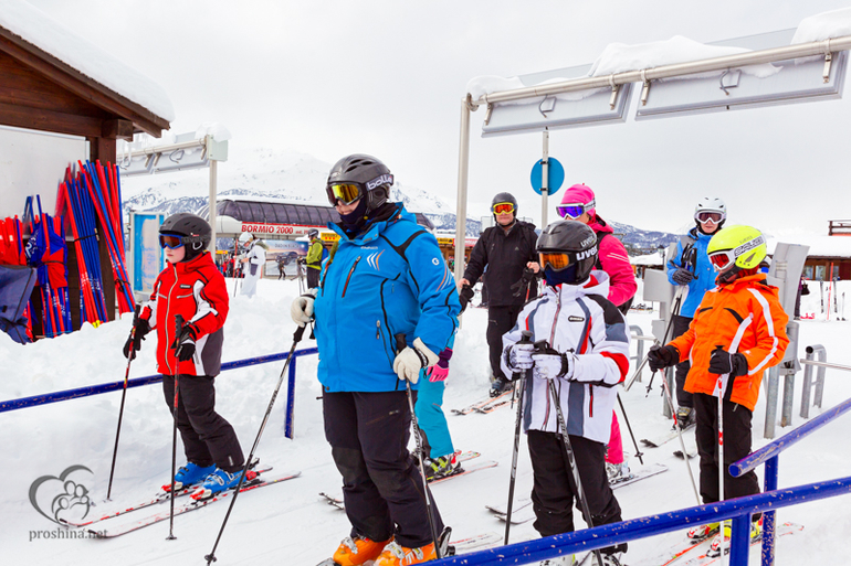 Сборы горнолыжной школы "Кант" или один день В Бормио