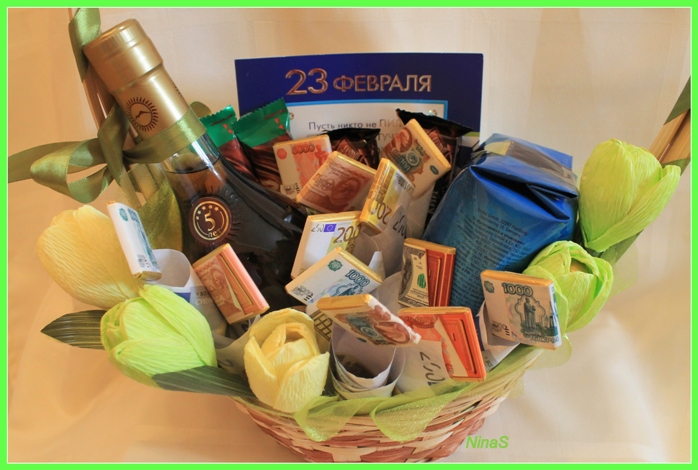 Сложились корзинка и миник)