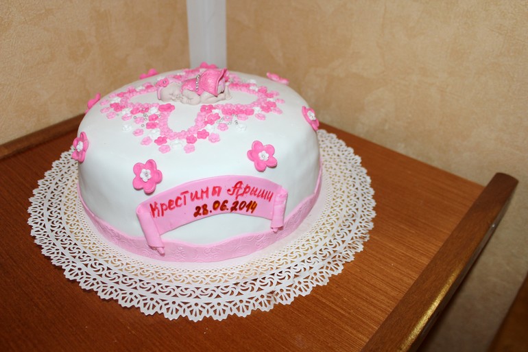 Тортик на крещение