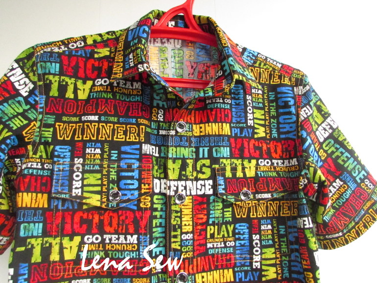 Рубашка для сына готова