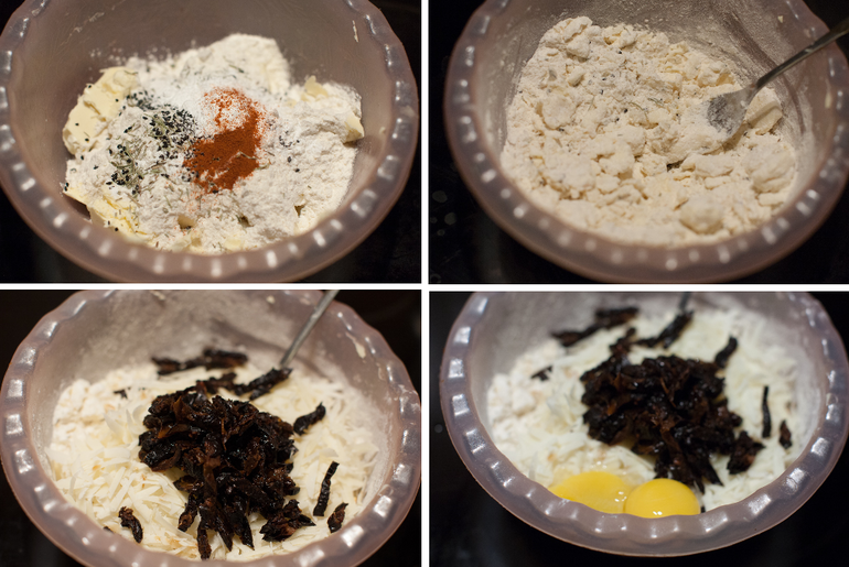 Сырное печенье к шампанскому