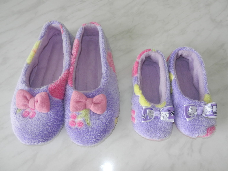 Тапки - балетки для мамы и её детки ... и ещё ...