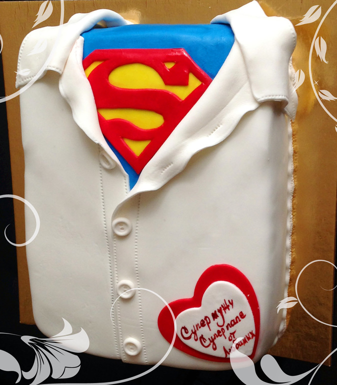 Торт для суперпапы и супермужа!