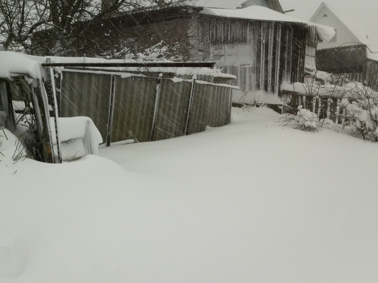 А у нас снова зима