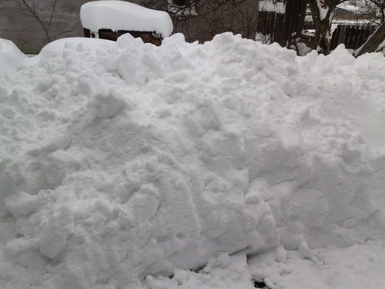 А у нас снова зима