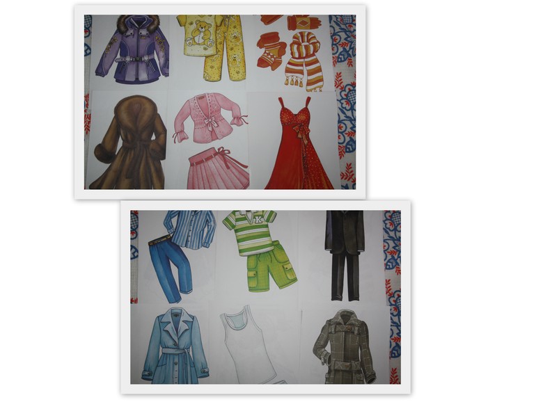 Одежда. День 1. Дом и улица.