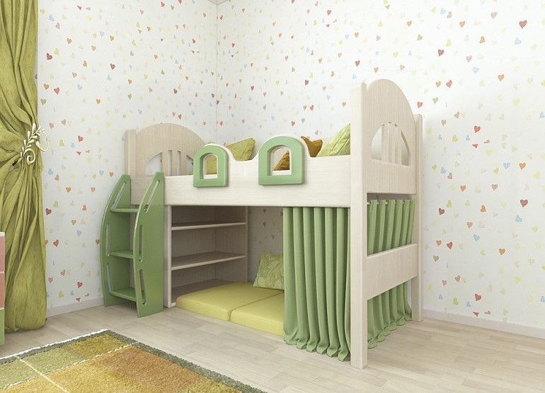 Кровать-домик Фисташка,"Юнирум"
