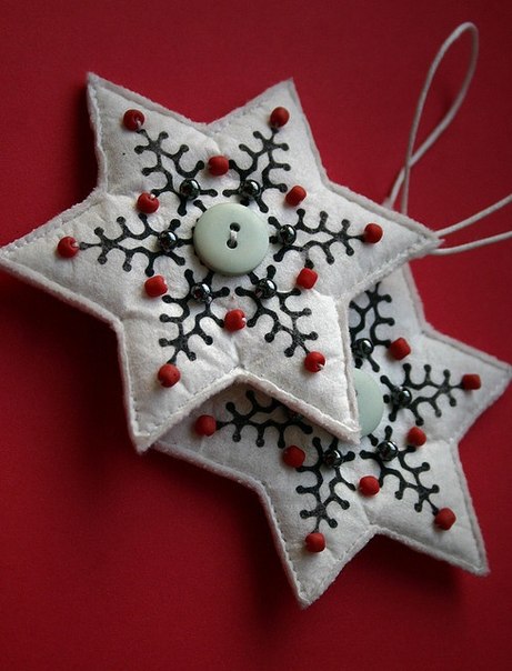 Текстильные звезды