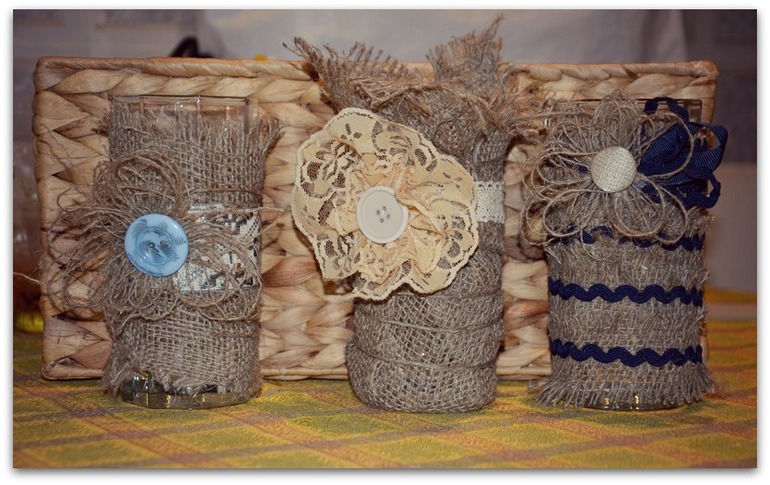 Вазы для васильков.