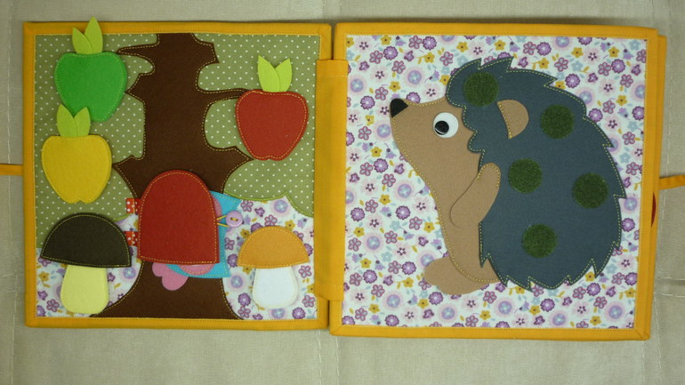 Яркая развивающая книжка!