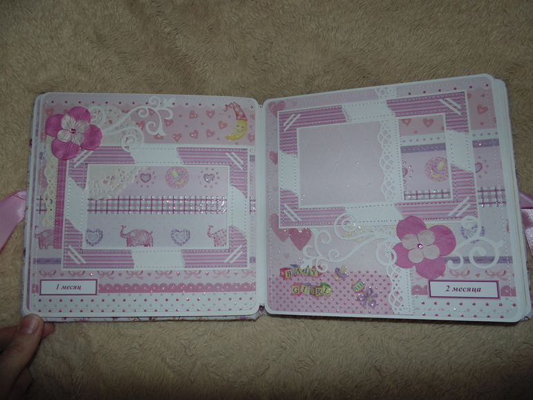 Альбом на первый годик для Варвары