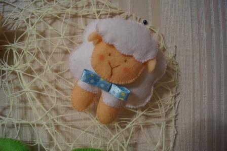 Имя из фетра.