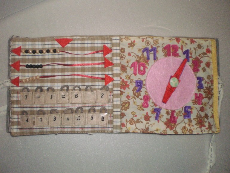 Книжка из фетра и хлопка №2