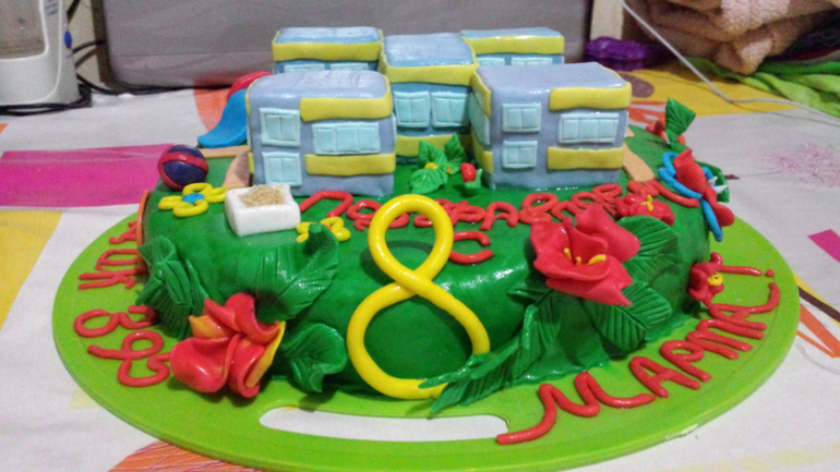 Торт для женского коллектива детского садика