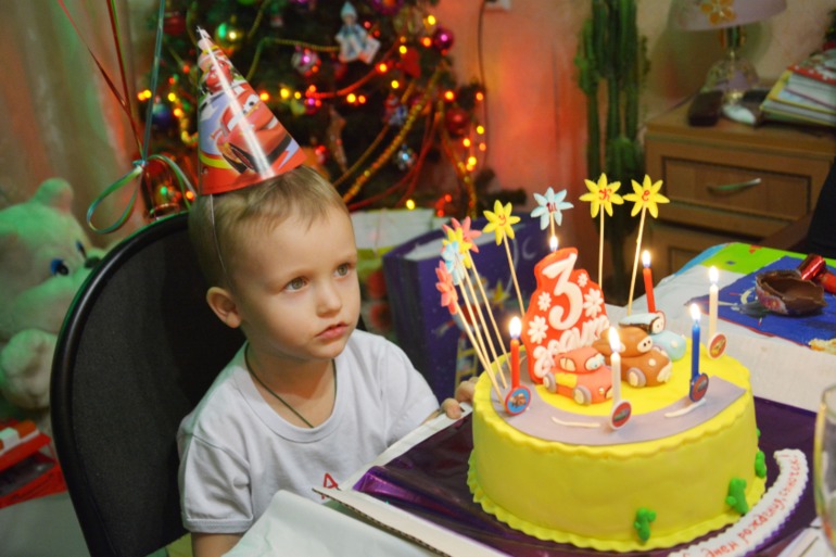 Нашему мальчику 3 годика!!!!
