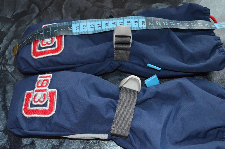 Варежки Biggles Didriksons Размер 6/8. Отзыв. Замеры. Фото