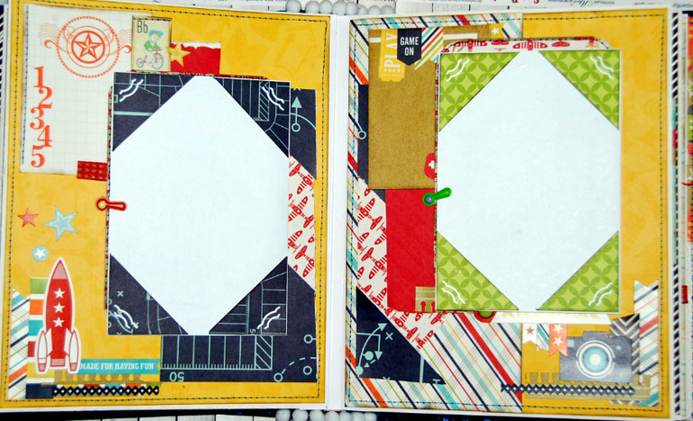 Яркий альбомчик для мальчика в американском стиле HERO