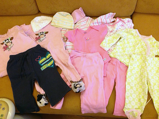 Отдам вещи на девочку от 6м до 12м. Москва.