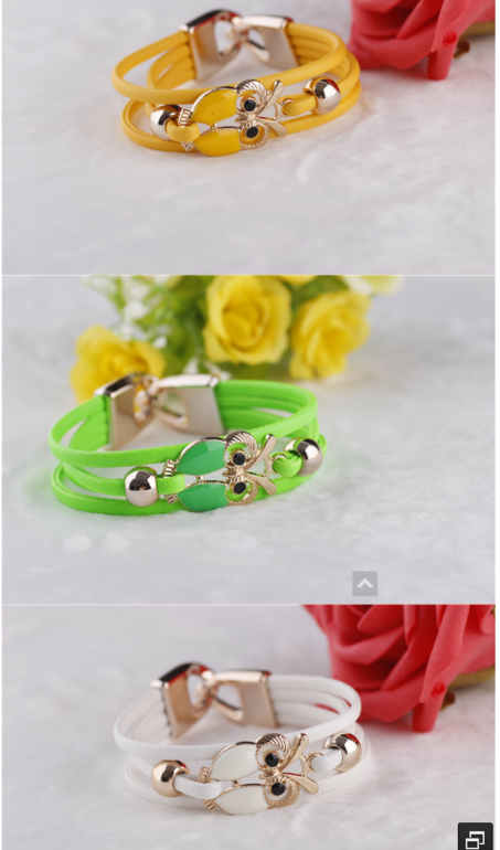 яркие браслеты с совушками, цена 75 руб!