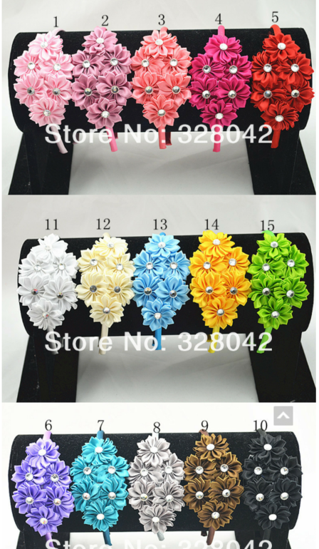 шикарные атласные ободочки, цена 95 руб!