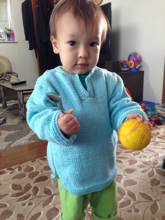 пуловер на весну