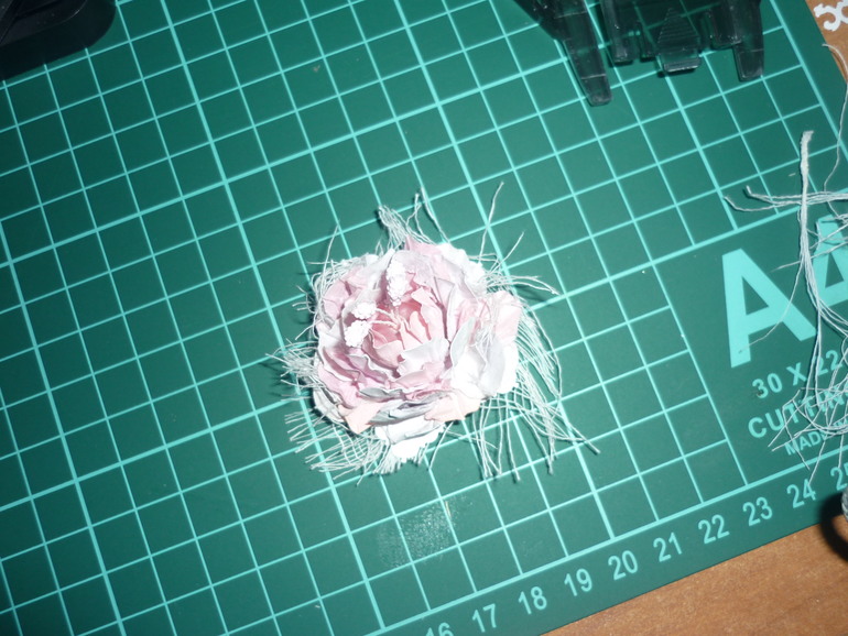 Мастер класс роза в стиле шебби