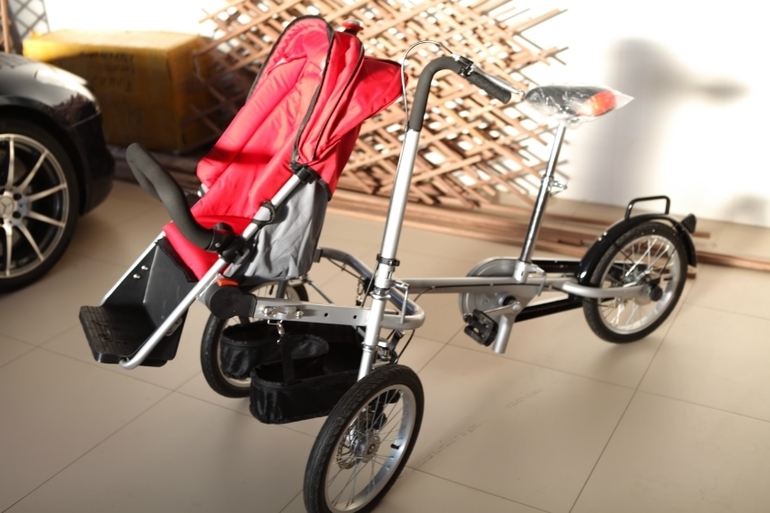 Универсальный велосипед мама + 1 ребенок, мама+ 2 ребенка