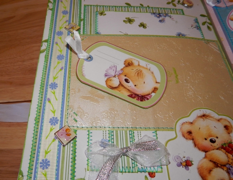 Скрап-альбом "Мой первый год" для маленького мальчика