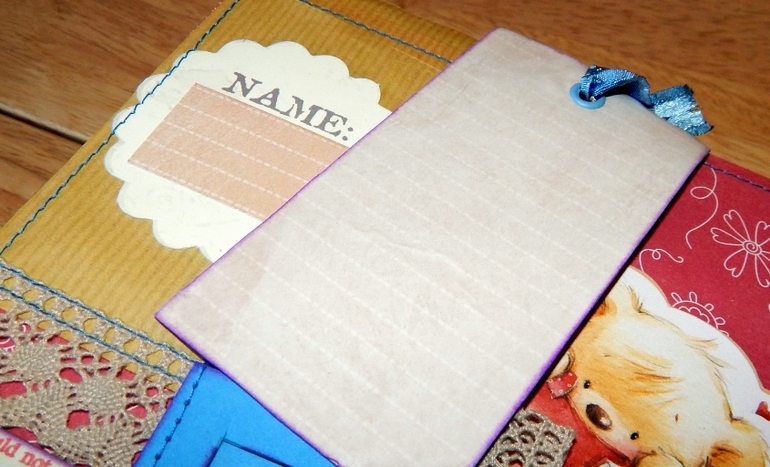 Скрап-альбом "Мой первый год" для маленького мальчика