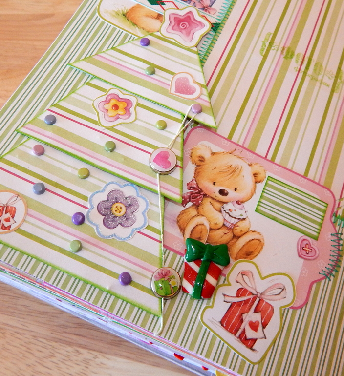 Скрап-альбом "Мой первый год" для маленького мальчика