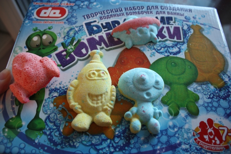 бурлящие бомбочки)