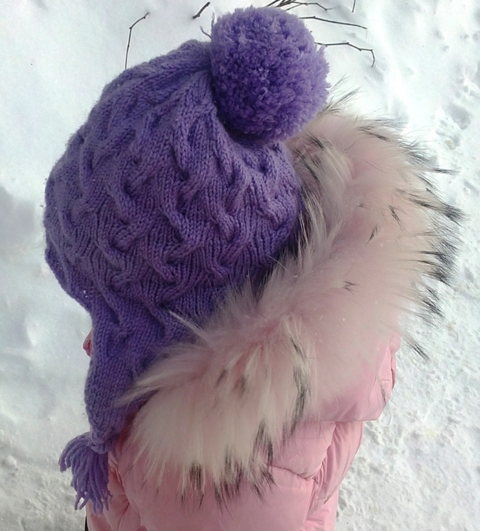 МК шапочка из кос